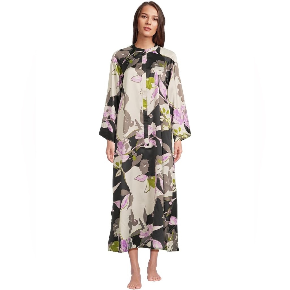 Natori Dynasty Zip Nightgown